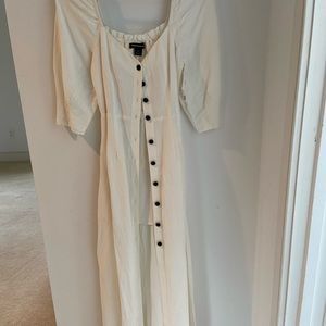 Something navy linen dress